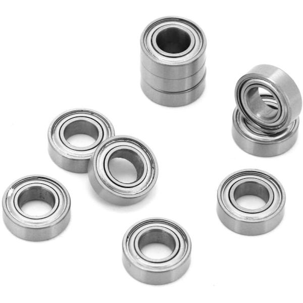 10 stk. R166ZZ Metal Afskærmede Dybe Rillestål Kuglelejer 4.762x9.525x3.175mm