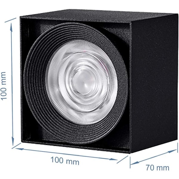 10W LED Taklampe Spotlys, Takspotlys, Taklampe, Justerbare Takspotlys, LED Taklamper, Takbelysning, IP20