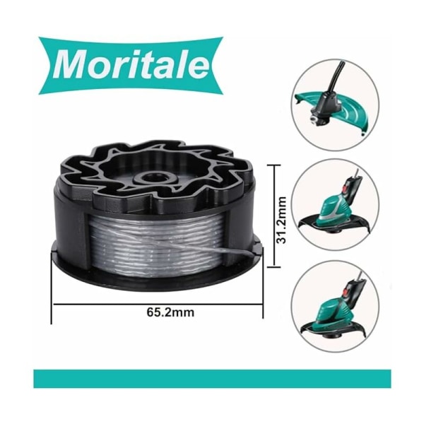 Mowerspole, Φ1,6mm 6 m F016800570 til BOSCH plæneklippermodeller: Universal GrassCut 18 / Universal GrassCut 18-26/UniversalGrassCut 18-260, til udskiftning