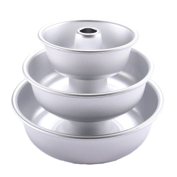 3 stk 6/7/9 tommers Engelmatkakeform Bakeform Kakeformer Riflet Rørformer Dessertform Donutform