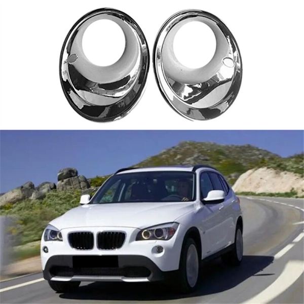 Car Styling Tågelygte Ramme Ring Cover Trim til X1 E84 2009 2010 2011 2012