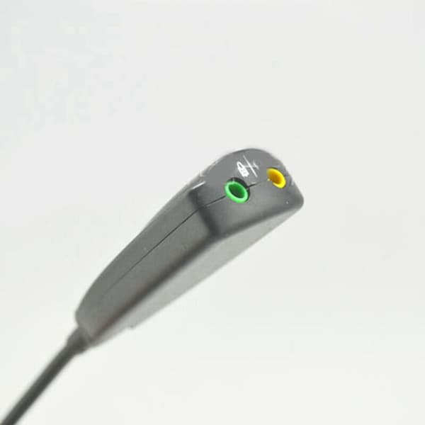 Eksternt USB-lydkort 7.1-adapter 5HV2 3D-lydheadset 3,5 mm mikrofon til bærbar computer stationær pc