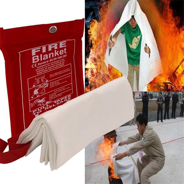 Brandsäkerhetsfilt av Fiberglas - Nödfilt - Brandsäkerhetsfilt - Nödöverlevnadsfilt