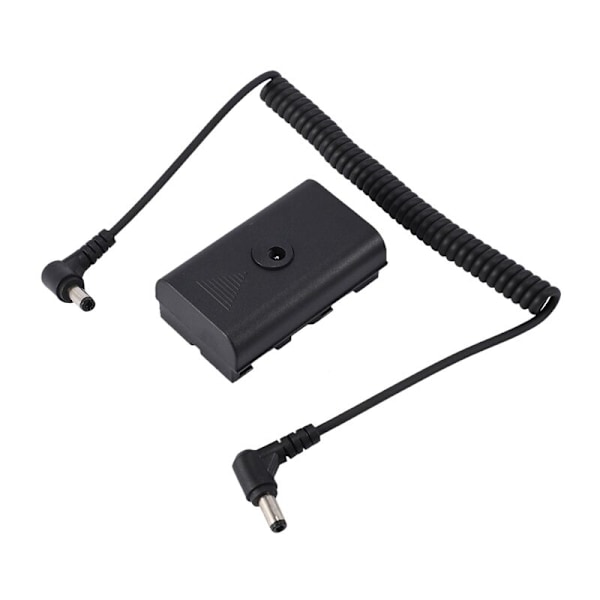NP-F Dummy Batteri DC-kobling med uttrekkbar kabel for NP-F970 NP-F960 NP-F770 F750 F550