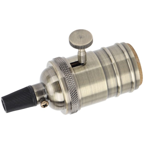 Retro E27 Lamphållare med Strömbrytare, Hängande Tillbehör