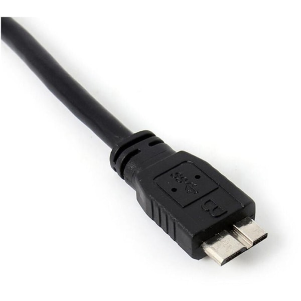 Svart hårddiskkabel / drivenhetkabel från A -USB B 3.0 Y