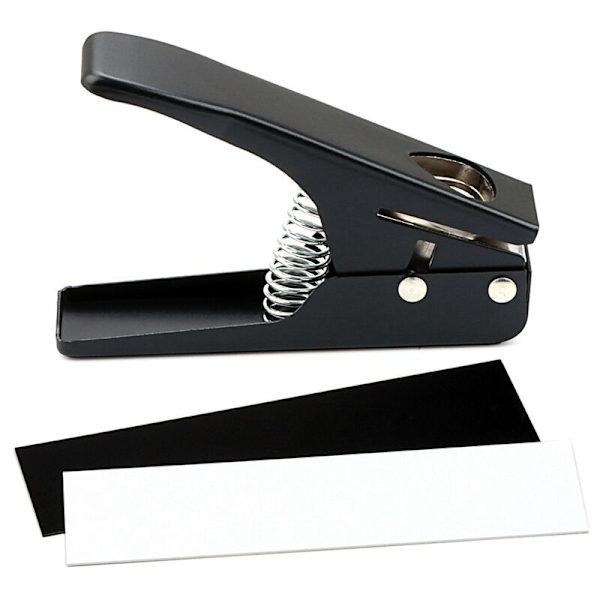 Pick Maker Punch Pick Maker Gitarrplockskärare med 2 Ark med Remsor för Plocktillverkningsverktyg