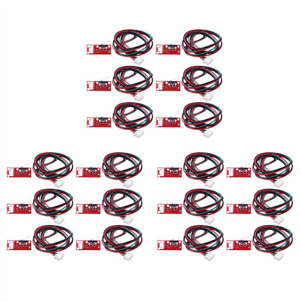 18 stk. Grænseafbryder Mekanisk Endestopsmodul Tryk til 3D-printer Prusa Mendel Reprap Cnc 2560 1280 Ramps 1.4 Lkb01