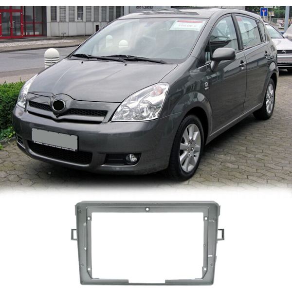 2Din Bilradio Fascia For Verso R20 2009-2018 DVD Stereo Rammeadapter Dash Installasjonsramme