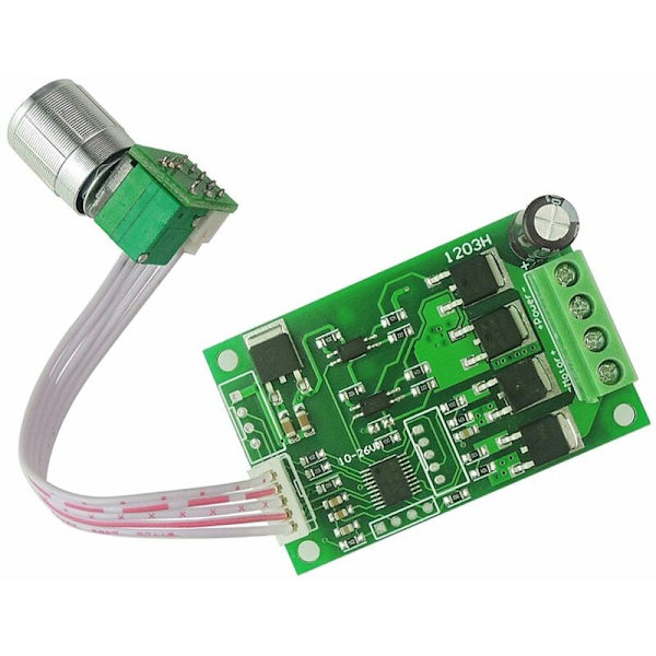 DC 12V - 24V 3A MAX DC Motorstyrenhet Regulatorstyrenhet med Knappbrytare Helt Automatisk Justerbar Styrning Inverter