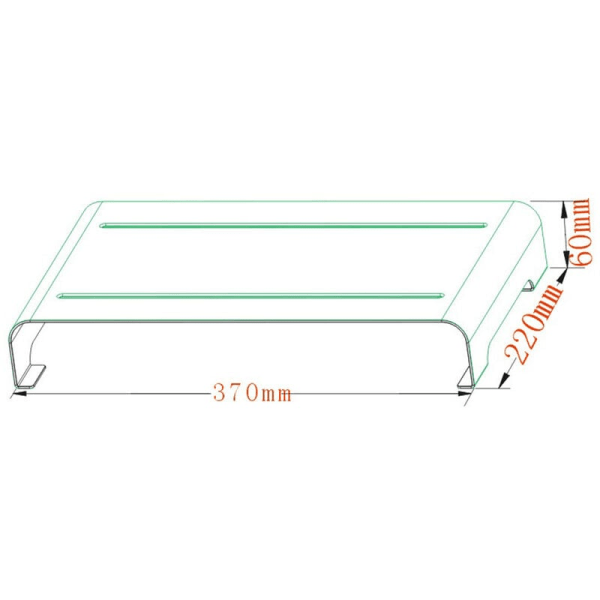Aluminiumlegering Display Skärm Förvaringsställ Laptop Stativ Hållare, Datorskärm Hållare, Silver