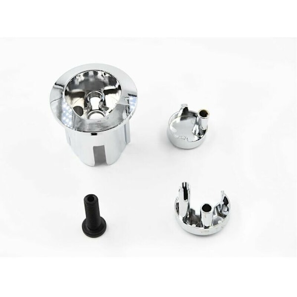 D2D Style Dobbelt Tryk Halvmåne Kort Kast Spolingsknap AH0001800R Kompatibel med ROCA D2D Spolingscistern Toilet Trykknap 822043001