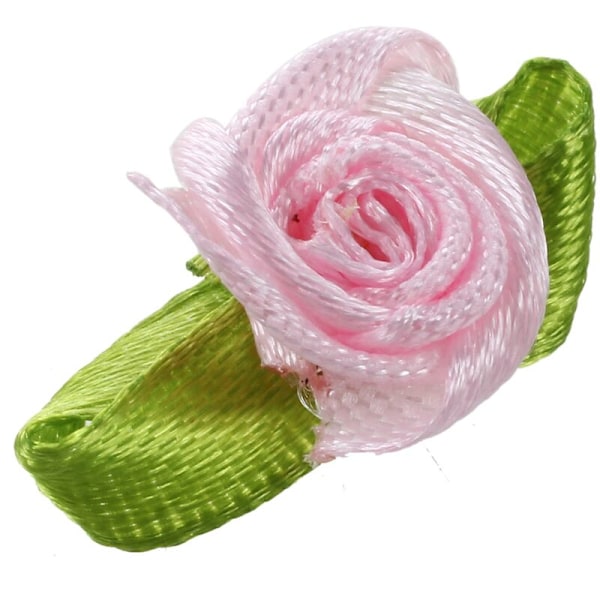 100 st mini satinblad applikation bröllopsdekoration sömnad DIY huvudfärg: