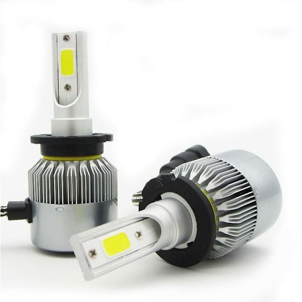 2 x D2s D4s T2 LED-strålkastarkit med diamanthvitt ljus, Carauto körstråle 6000k