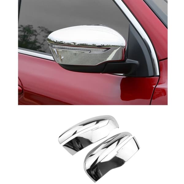 Til Xtrail T32 Rogue 2014-2019 ABS Chrome Bil Bakspejl Dæksel Trim Tilbehør