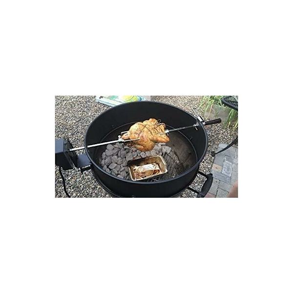 Grillspydder med skruer for rotisseri, for: ca. 1 de Tourne spindeldiameter 10 mm, sett med 2