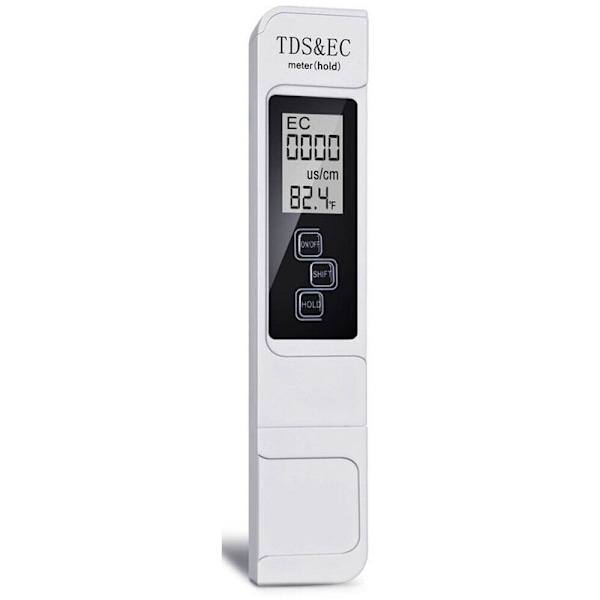 Digital TDS EC-mätare Luftkvalitetstestare 0-9999 PPM Mätintervall Luftrenhet Temperaturmätare