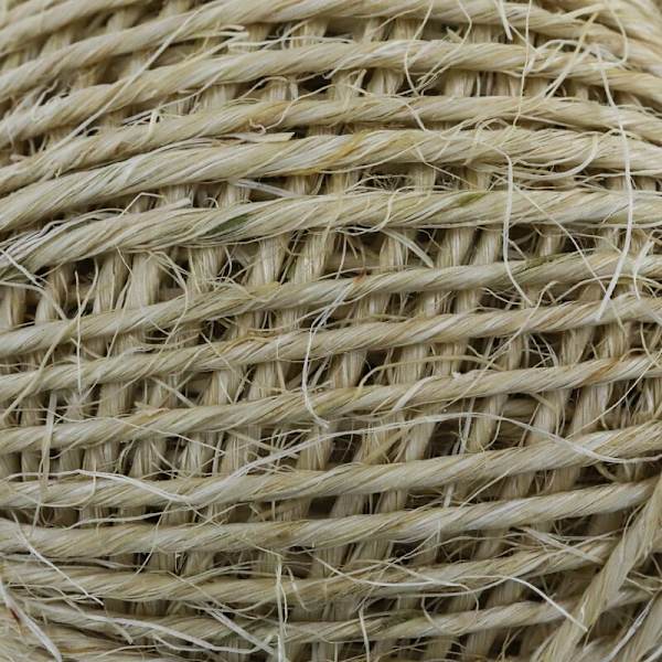 Sisal snor af 1 tråd på 30m x 2mm