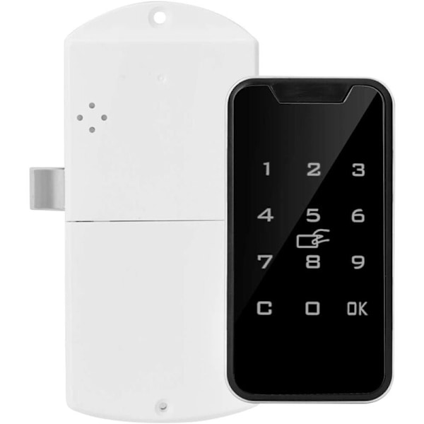 Kode Lås, Smart Digital RFID Adgangskode Lås Touch Keypad Zink Legering Nøgleløs Lås til Skab Elektronisk Sikkerhedslås, Skuffe, Skab, F