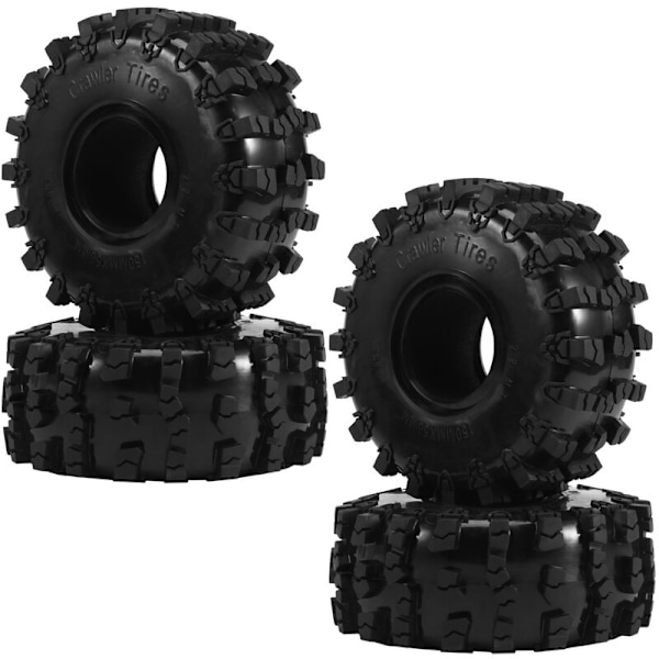 4 kpl 150 mm 2.2 kumirenkaat 1/10 RC-mallinnuksille Axial Wraith SCX10 Capra TRX4 TRX6 D90