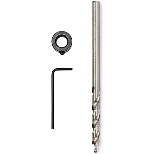 Hög Hastighets Stål Träbearbetningsborr 3/8\"(9.5mm) Hexskaftborr med Djupstopp