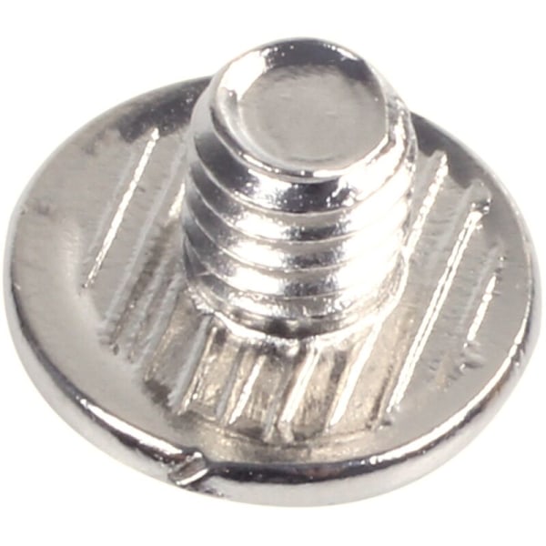 10 set läderbälteskruvbinder silver 5 x 6 mm