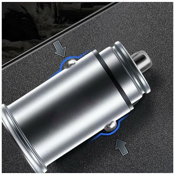 Billader for bil Superrask lader PD30W Flash Alloy Head