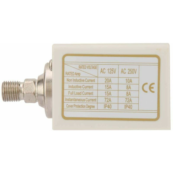 Elektronisk trykføler G1/4” Trykstyringskontakt Vand Luft Pumpe Kompressor Trykføler 24V 380V Trykføler