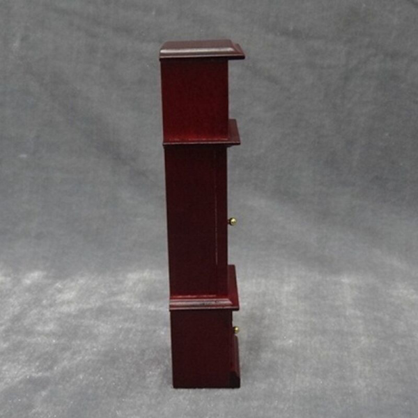 1/12 Mittakaavan Nukkekoti Miniatyyri Lattiakello Simulaatiokalusteet 1/12 Nukkekoti Sisustukseen