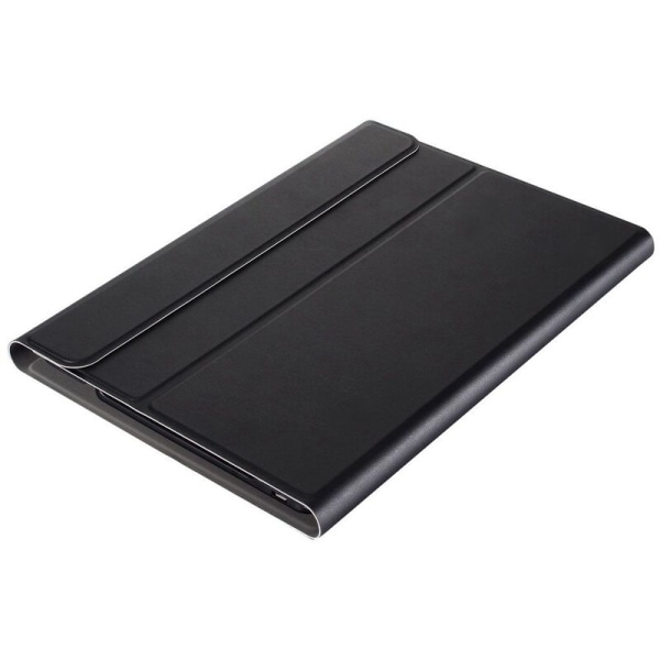 Tabletfodral + for M10 plus 10,3 tommers lærveske Flip Tablet Stand med Bluetooth (svart)