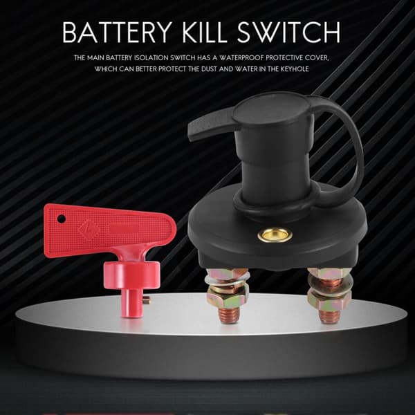 Batteri Kill Switch Isolator Afbryder Strøm til Køretøjer Auto Truck RV ATV Båd Bil Marine