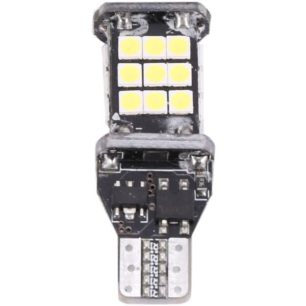 2 stk LED-frontlyktpære 24Smd Bilrevers Bøyedanslys Sving Dekoding Ryggelys T15
