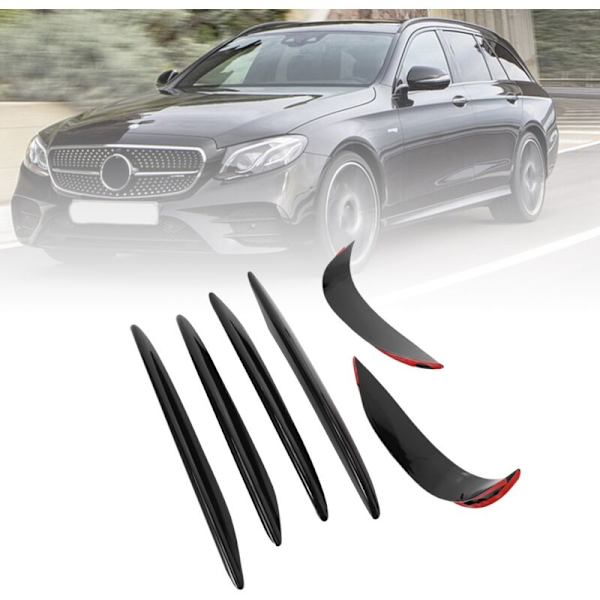 Kiiltävä musta auton sumuvalon kulmakarvatarra E-sarjaan W213 E43 Sport 2016-2019
