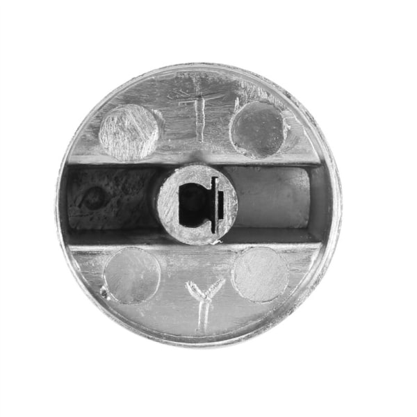 Diskmaskin och kastrullknoppar, ugnsknopp (20 st), 6 mm universella silver gasspisreglageknoppar ugnsvredbrytare matlagningslås