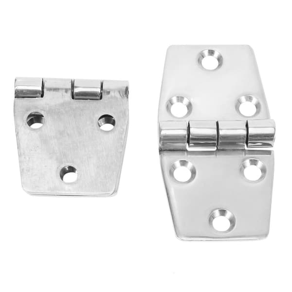 2 stk. Marine Grade Flush Door Hatch Compartment Hængsler til 3\" Rustfrit Stål Båd