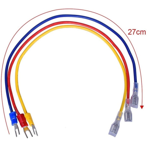 15A 250V Vippebryter Strømuttak Inngangsmodul Sockel 5A Bryter med Ledninger 18 AWG 3 Pin IEC320 C14-2 Serie Deler