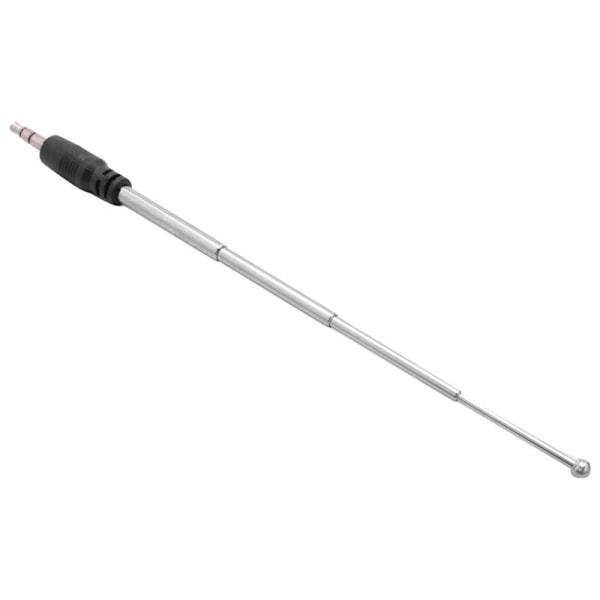 20X 3.5mm 4-sektion Teleskopisk FM Radio Antenne til Mobiltelefon Mp3 Mp4 Lydudstyr