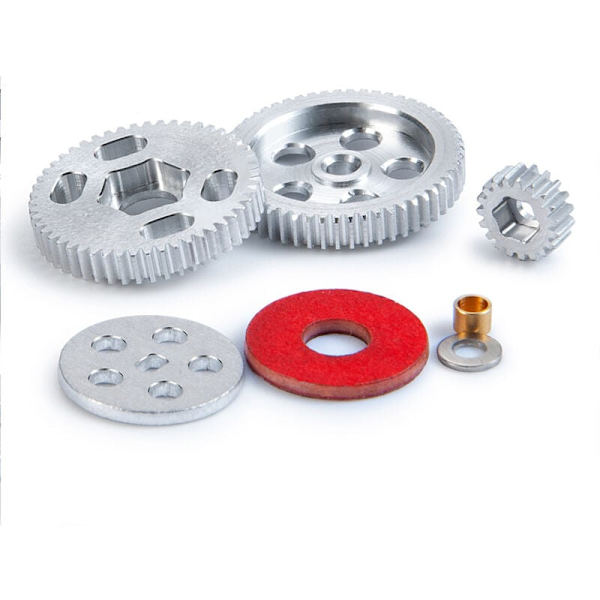 Metallväxellåda Växelsats 19T 51T 55T för Axial SCX24 90081 AXI00002 1/24 RC Bil Uppgraderingsdelar på