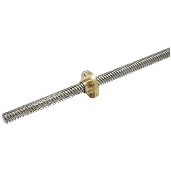 3D-skrivare 17HS4401S 400Mm Längd 1St Serie Nema17 Steppermotor med T8-gänga
