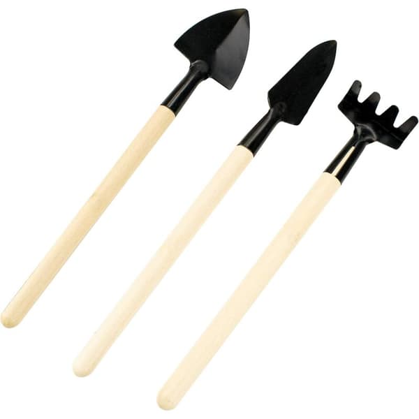 Mini trädgårdsredskap set blomkruka kratta murslev spade fröplantering växthus