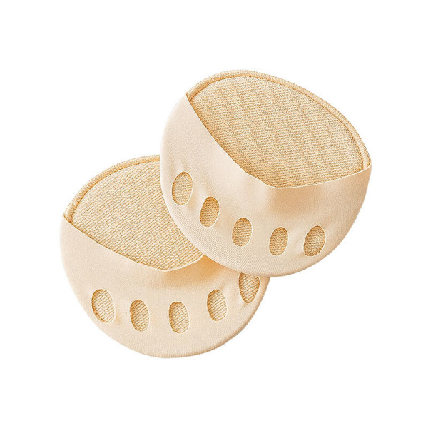 2-pakkaus hunajakenno-etujalkasukat kirjotut pehmeät varvassukat beige