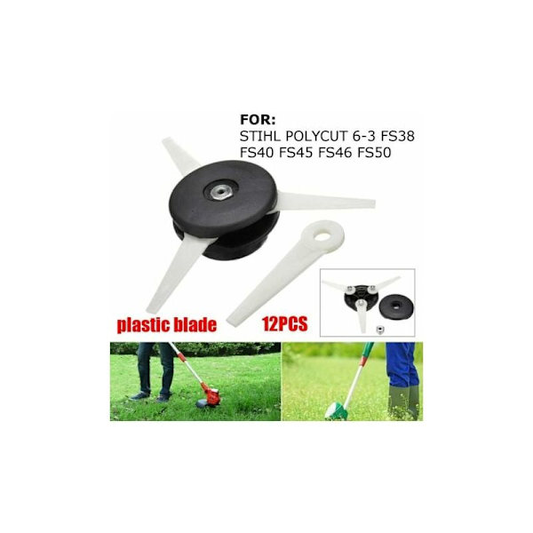 Trimmerhuvud + 12 Skärblad för STIHL POLYCUT 6-3 FS38 FS40 FS45