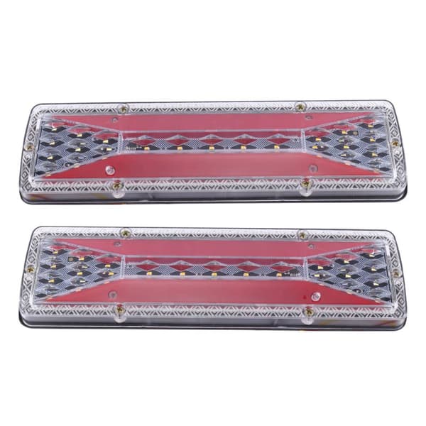 2 stk. LED-tåkelys for bil, bakre tåkelys, ryggelys, indikatorlys, bilutstyr