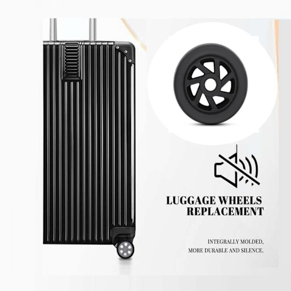Reservedele til Kuffert Hjul Trolley Case Trækhjul Tilbehør Universal 20-28 Tommer Kuffert Hjul til Bagage
