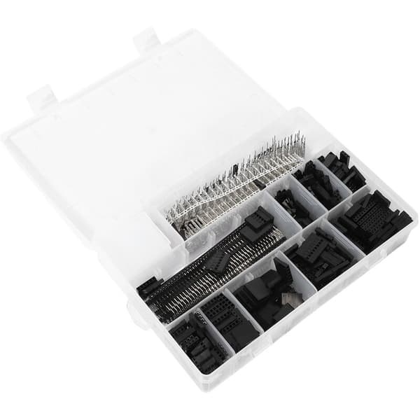 1450 st 2,54 mm crimphuskontakt-kit PCB-stiftlistset för