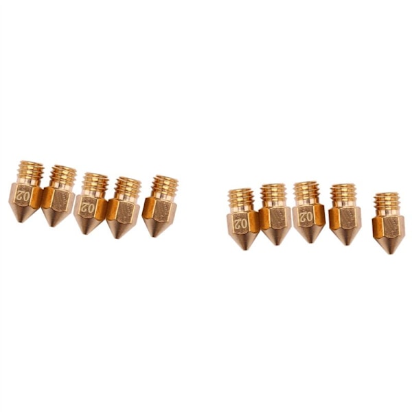 2X V6 J-Head Hotend Kit med 20 st Extruderutskrift + 10 st 1.75mm Rostfritt Stål Munstycke Hals för Reprap 3D-skrivare