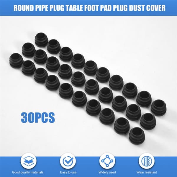 Runda bordsstolsbenrör insatsrör diam. 19 mm 30 st