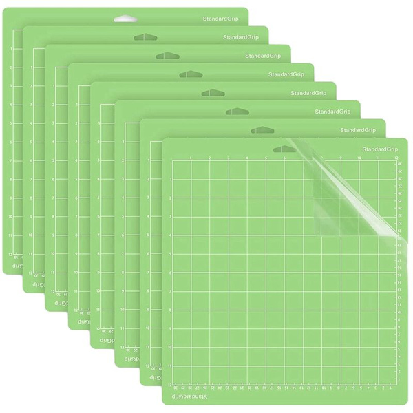 Förpackning med 8 skärmattor för 30,5 x 30,5 cm StandardGrip Hållbart klister för Explore One/Air/Air 2/Maker