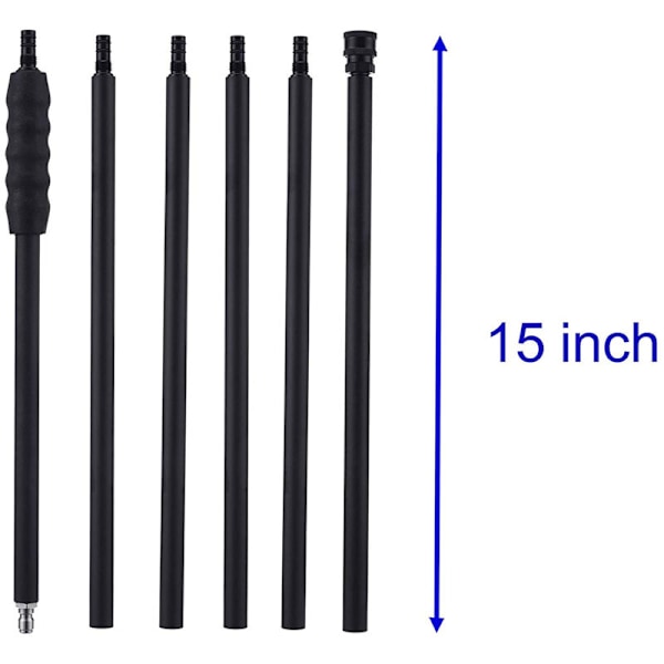 Trykkvaskerextension, 90\" Aluminium Trykk Oppdatert, 1/4\" Tilkobling, 4000 PSI
