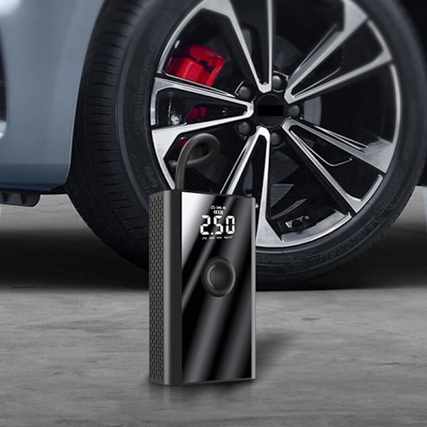Auton ilmakompressori Mini sähköinen ilmapumppu renkaiden täyttämiseen Kannettava virtapankki 4000mAh